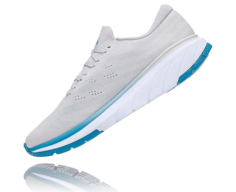 Hoka One One Tenisky Panske Biele/Modre - Cavu 3 - 95364-OCFJ